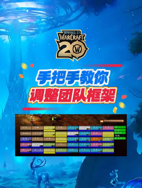 魔兽世界团队框架开启方法及详解