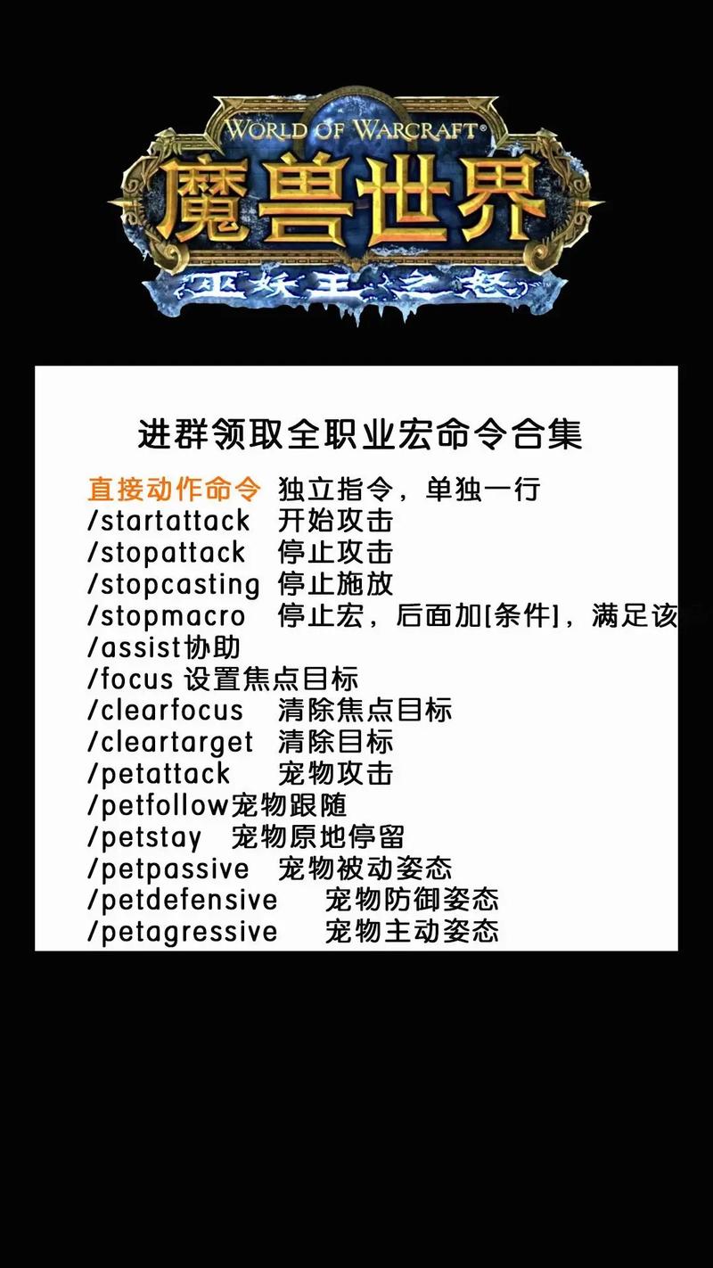 魔兽世界喊话方法及宏命令设置详解